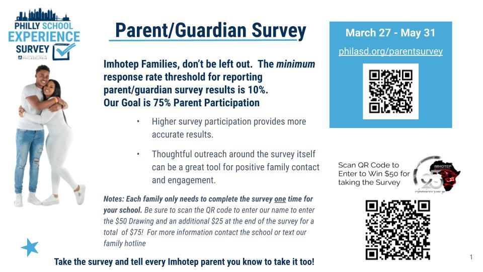 Take the Parent Family Survey Today